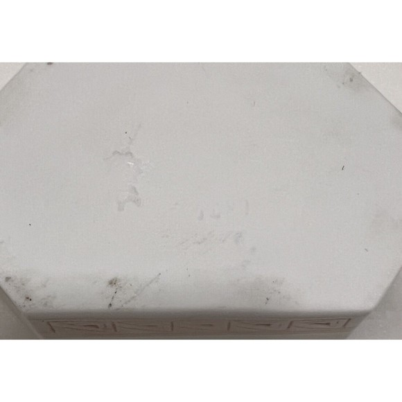 Vintage Porcelain Trinket Box Strawberry Lidded 3D Fruit Castle Raised Etching R - Picture 12 of 13